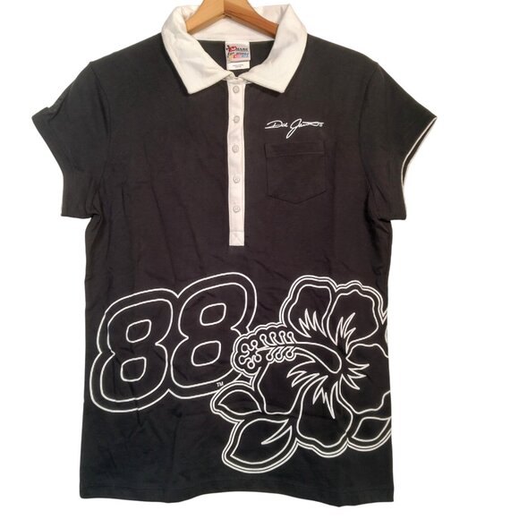 NASCAR Chase Authentics Dale Jarrett Polo Shirt Medium Vintage Y2K Race Racing - Picture 1 of 16